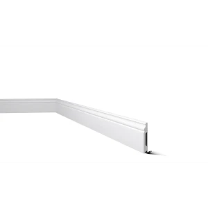 Плинтус настенно-потолочный DECOFLAIR LM100-RU белый с кабель-каналом 89426284
