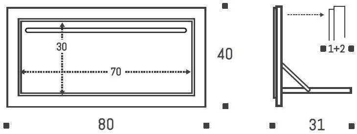 AMBIVALENZ Настенная вешалка из фанеры Fläpps hängrail Fl110002 - Вид №4