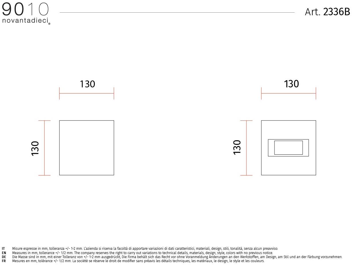 9010 novantadieci Аппликация светодиода из керамики  2336b  - Вид №6