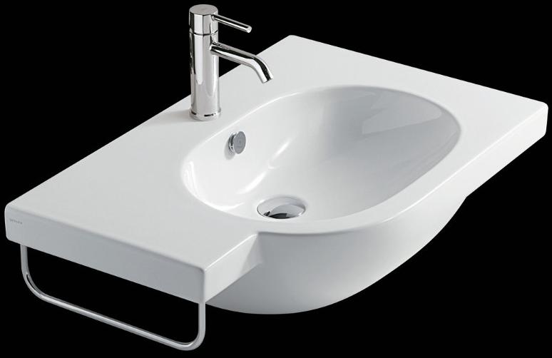 5237 Подвесная раковина настенная овальная Galassia M2 белая - Вид №2