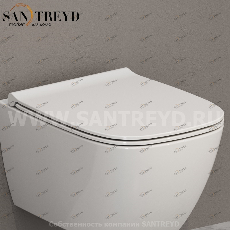 GN022BI Крышка сиденье для унитаза Ceramica Globo GENESIS