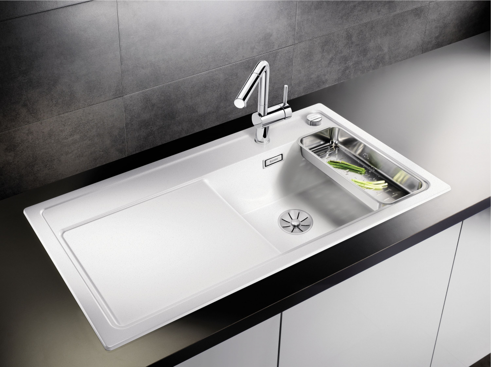 523944 Кухонная мойка Blanco Zenar XL 6 S чаша справа антрацит  Blanco Zenar Антрацит - Вид №3