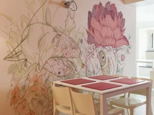 GLAMORA Моющиеся виниловые обои с цветочными мотивами Softly