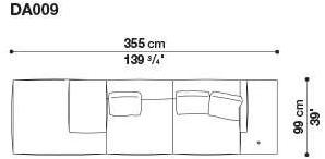B&B Italia 3-х местный тканевый диван с шезлонгом Dock sun-id-1355318 - Вид №47