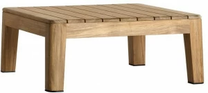 TRIBÙ Квадратный садовый столик из тика Mood 06282