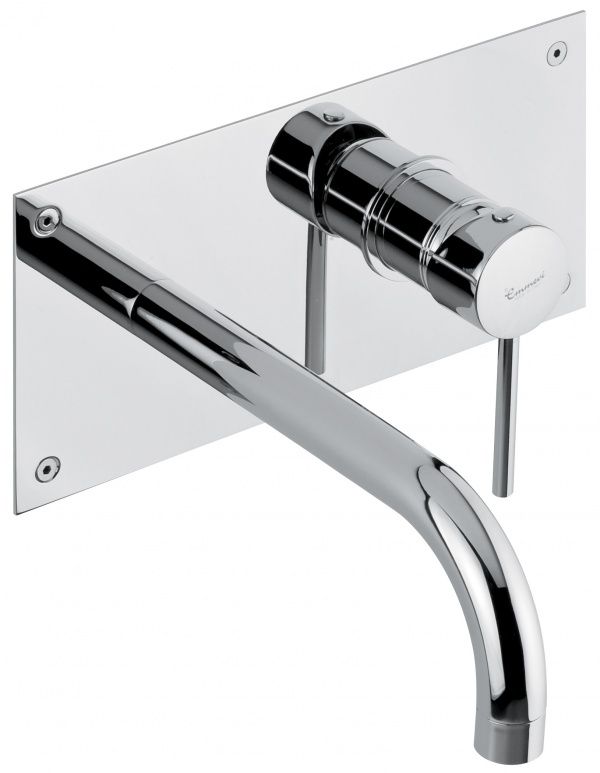 45053CR Emmevi Piper, встраиваемый в стену смеситель для раковины без донного клапана, цвет хром