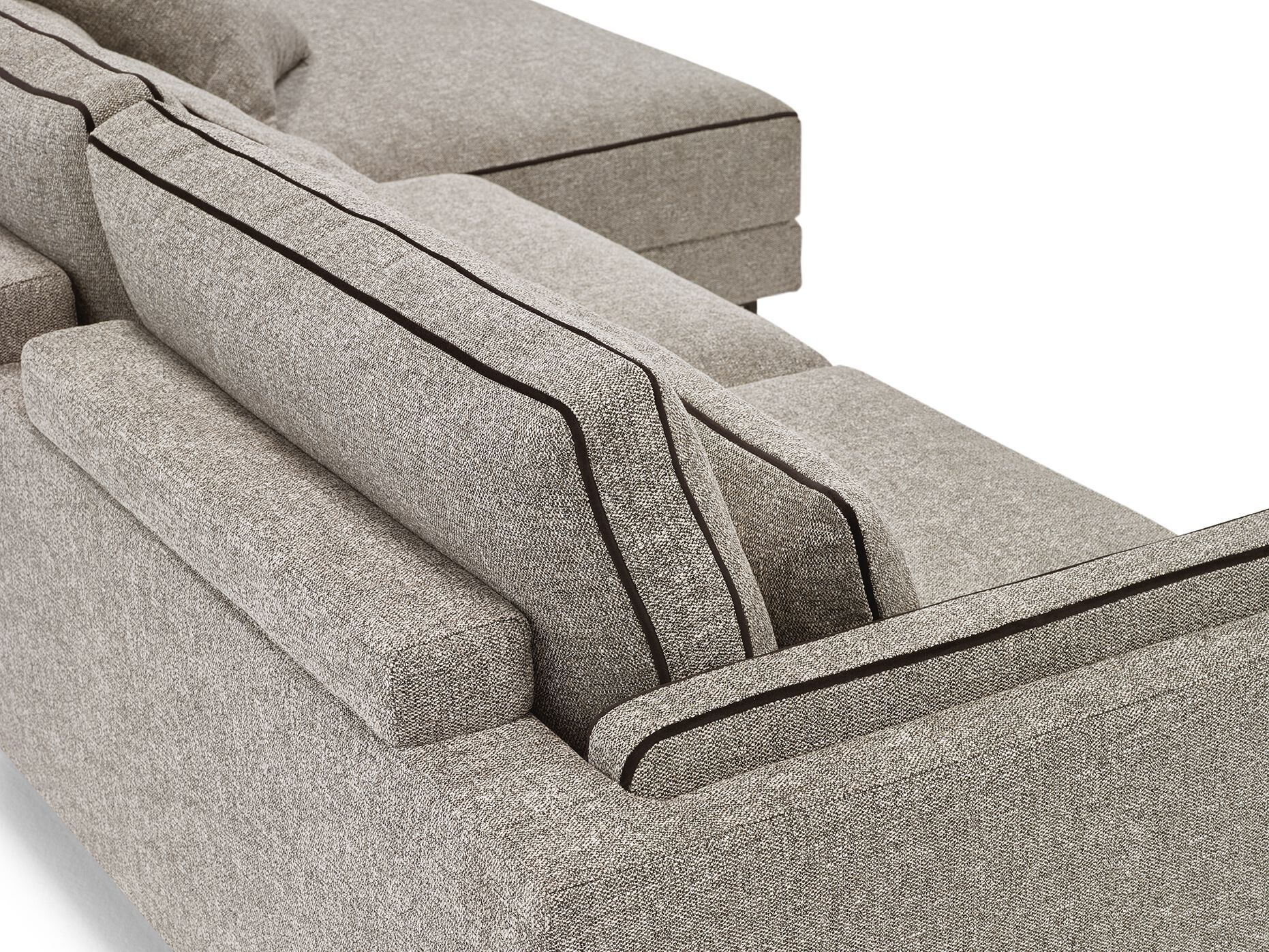 Тканевый диван с полуостровом Casa Magna SINATRA M ARCH-00130615 - Вид №2