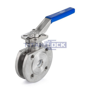 Кран шаровый межфланцевый нерж 304, DN15 TL015BVFS TITAN LOCK
