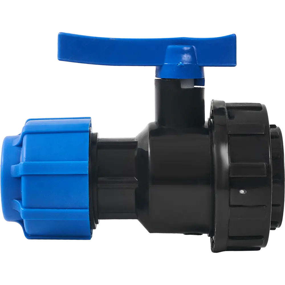 Кран разъемный ПНД Политэк 25 мм с внутренней резьбой 85358404 STLM-0062143 - Вид №1