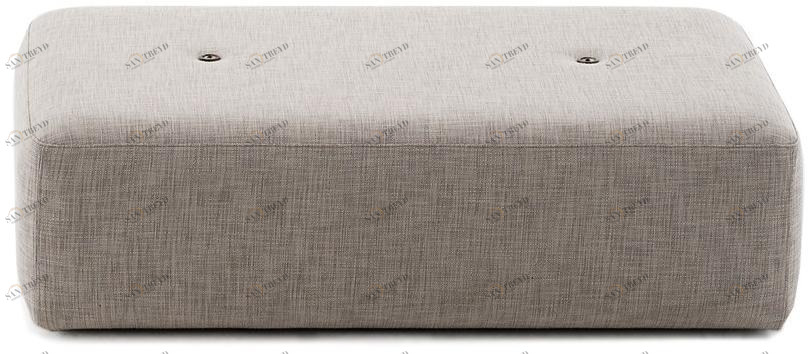 RODA Прямоугольный садовый пуф из сетки Double sun-id-1511391