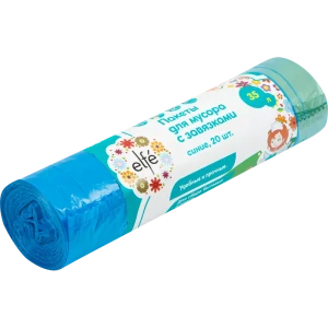 Мешки для мусора 35 л с завязками 12 МКМ 20 шт. 17557497 STLM-2085805