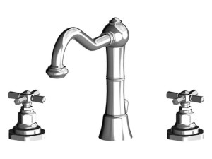 Смеситель для раковины с раздельными розетками