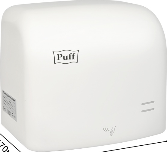 1401.383 Сушилка для рук высокоскоростная 8807 PUFF  - Вид №7