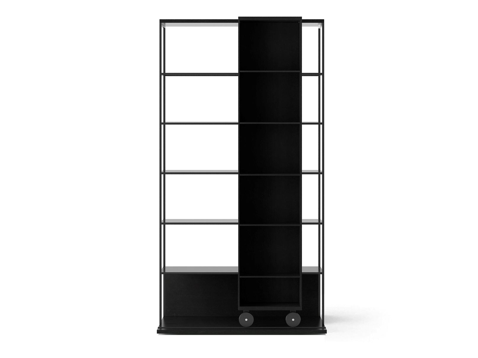 Деревянный книжный шкаф на колесах Punt Literatura ARCH-00034358 - Вид №58