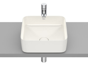 Керамическая столешница квадратная раковина