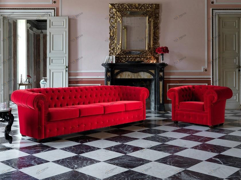 Domingo Salotti Стеганый диван-кровать из 4-местной ткани Ottocento sun-id-1424090