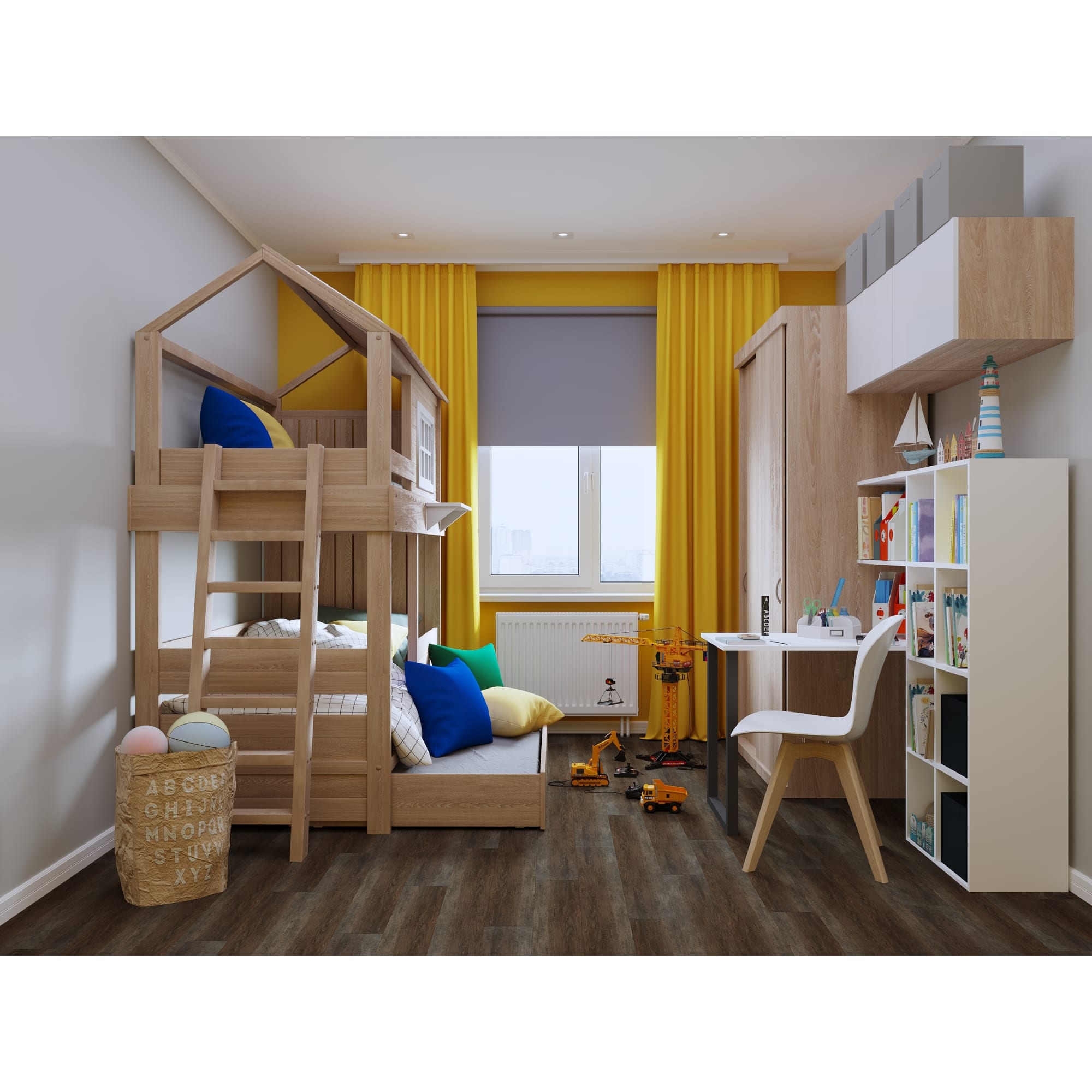 81965182 Каркас шкафа МФ 60,1x38,4x41,7 см, цвет дуб сонома Santreyd  - Вид №6