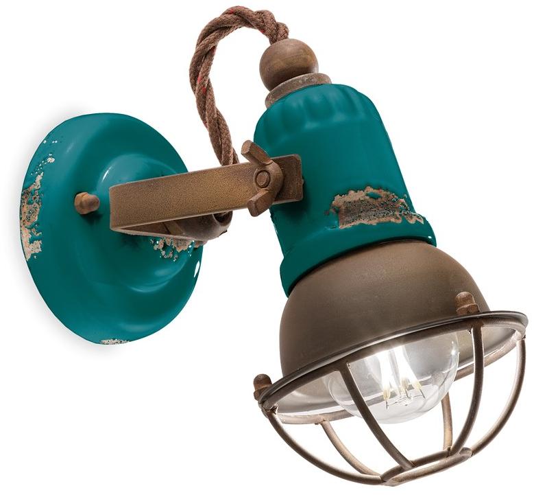 FERROLUCE Регулируемый круглый керамический настенный светильник Loft C1675 - c1675/1 - Вид №8