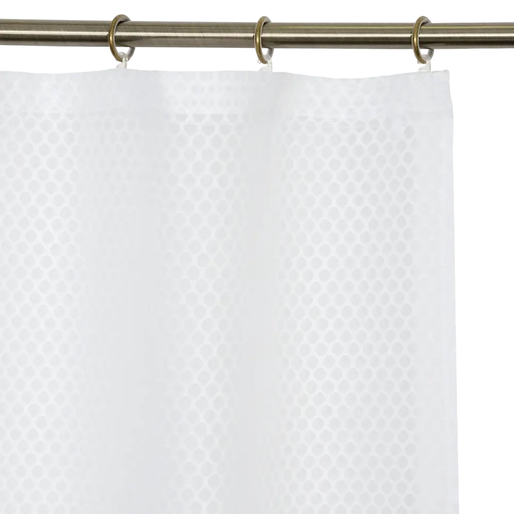 Тюль на ленте «Ромбы», 250x280 см, геометрия, цвет белый GARDEN STLM-2090363 - Вид №4