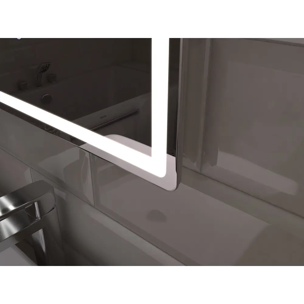 Зеркало для ванной Vigo Level Comfort 100x70 см с подсветкой и часами 89359100 STLM-2015075 - Вид №5
