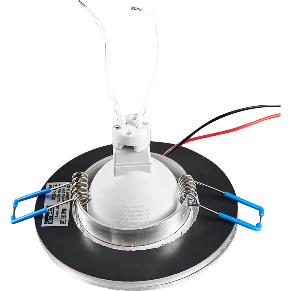 Светильник точечный встраиваемый DLS-L152 с LED-подсветкой под отверстие 65 мм, 1.7 м², цвет прозрачный Fametto STLM-2130834 - Вид №5