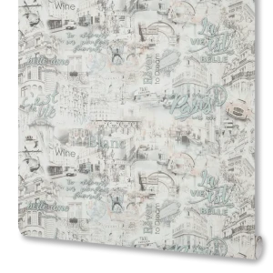 Обои флизелиновые Victoria Stenova Merci голубые 1.06 м 889434