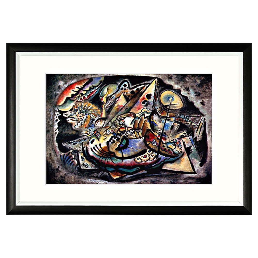 896513131_1818 Арт-постер «Композиция № 217. Серый овал» Object Desire 