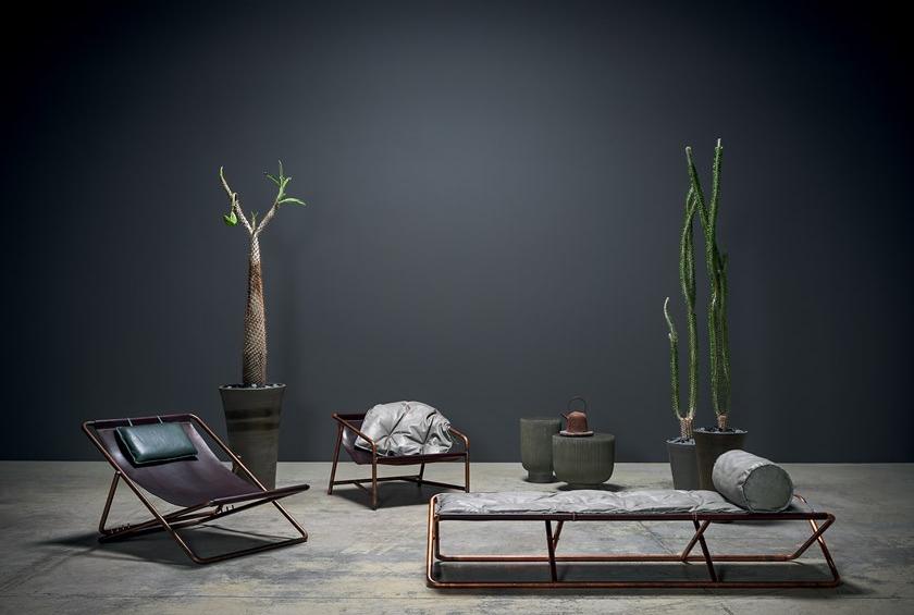 BAXTER Кожаный садовый шезлонг Rimini sun-id-1394939 - Вид №3