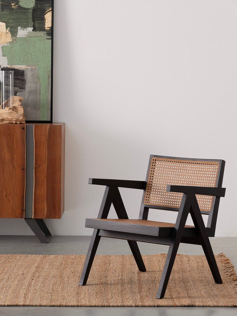 Венское кресло из тика и соломы с подлокотниками BIZZOTTO GALIA ARCH-00080717 - Вид №15