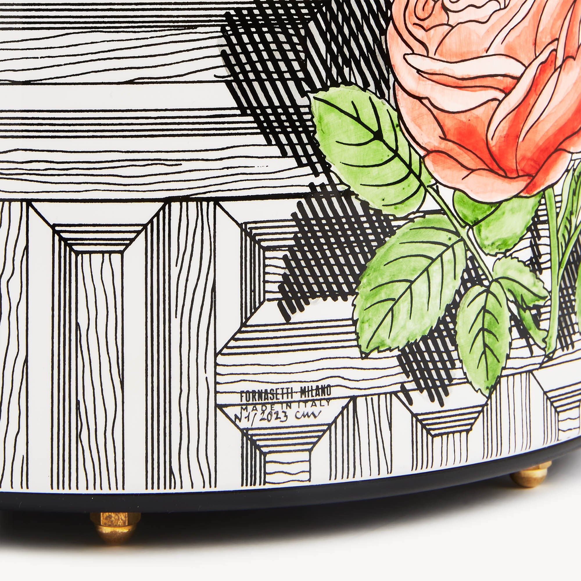 Металлические брошюры Fornasetti Musciarabia con rose ARCH-00073225 - Вид №1