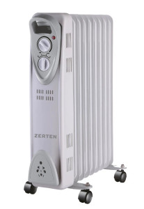 9021186 Масляный обогреватель Zerten MRS-20 серый