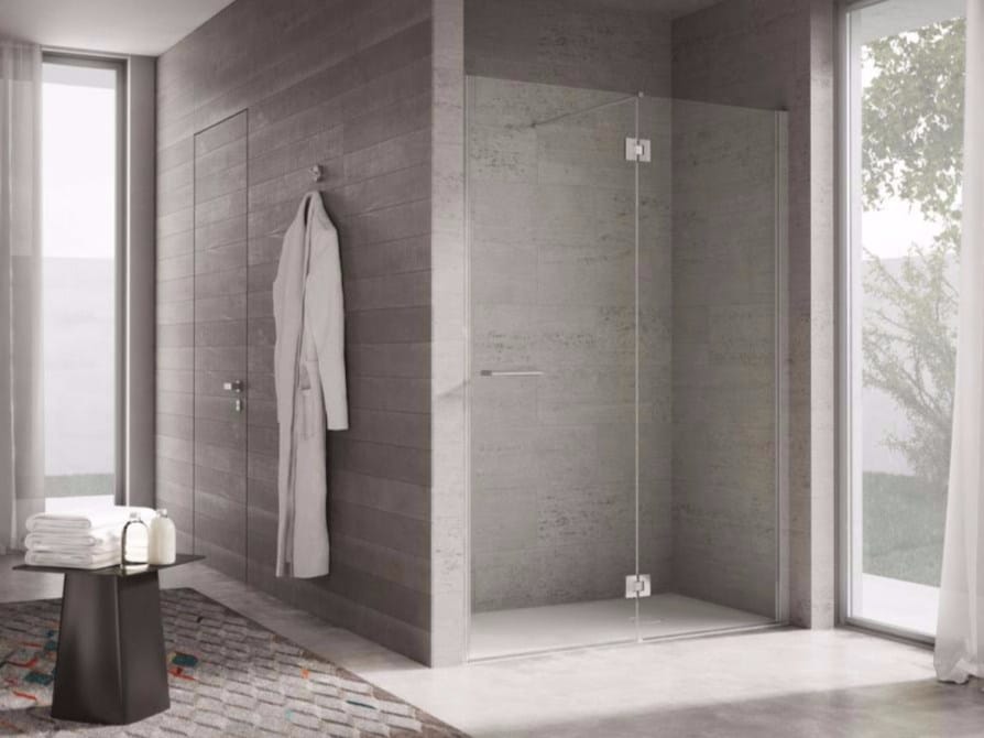 Нишевая душевая кабина с распашной дверью DISENIA проект ARCH-00065532