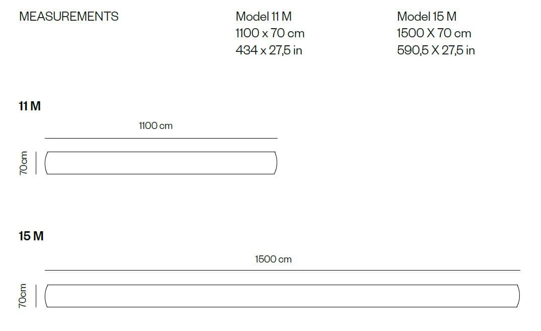 Трансформируемый диван из полиэфирного волокна BD Barcelona SAUSAGE ARCH-00022982 - Вид №54