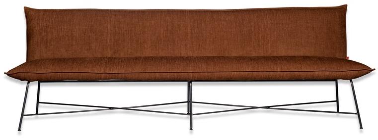 Jess Скамья из ткани со спинкой Vidar sun-id-1375510 - Вид №1