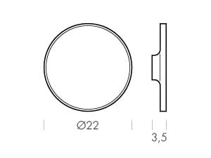 Настенное зеркало с круглой рамой Gazzda LOOK ARCH-00006123 - Вид №7