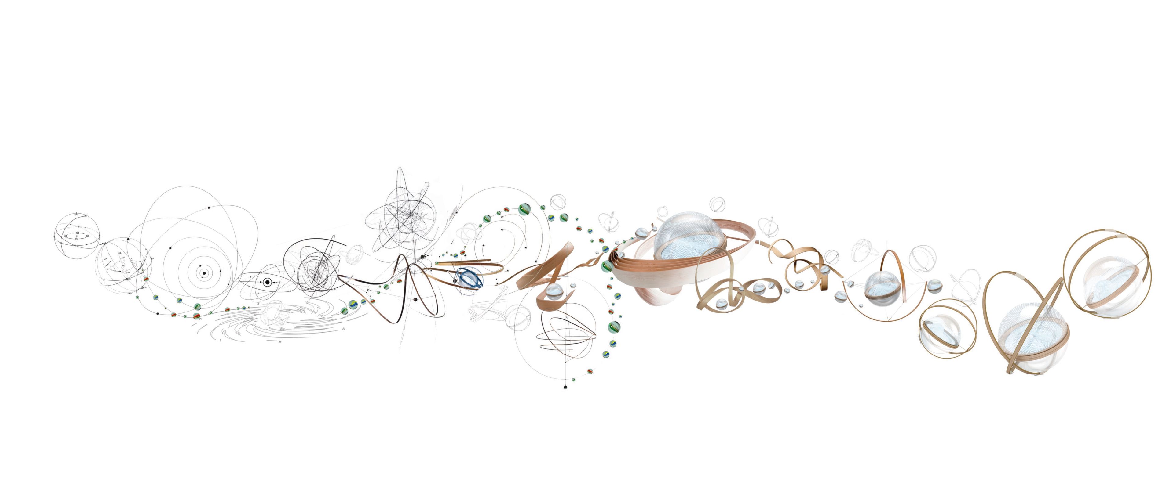 Металлическая светодиодная настольная лампа Artemide LUNE D'ACQUA ARCH-00003759 - Вид №2