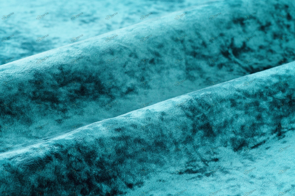 COLORISTICA Ткань мебельная  Микровелюр  NEWCrush Голубой Crush col.13