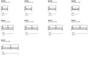 Угловой диван из ткани