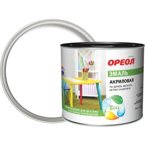 Эмаль акриловая Ореол матовая цвет белый 1.9 кг