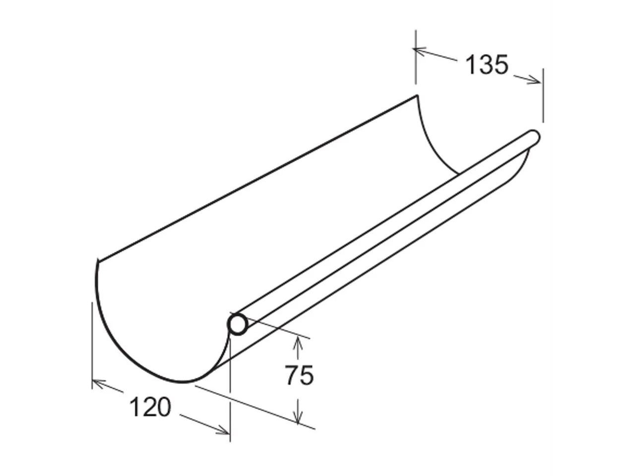 ПВХ желоба модель 125 First Corporation First Plast ARCH-00068565 - Вид №2