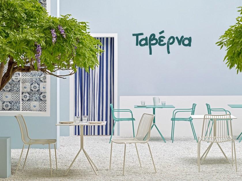 Pedrali Металлический садовый стул с подлокотниками Nolita 3656 - Вид №8