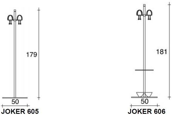 TALIN Вешалка для верхней одежды Office из нержавеющей стали Joker sun-id-1411923 - Вид №4