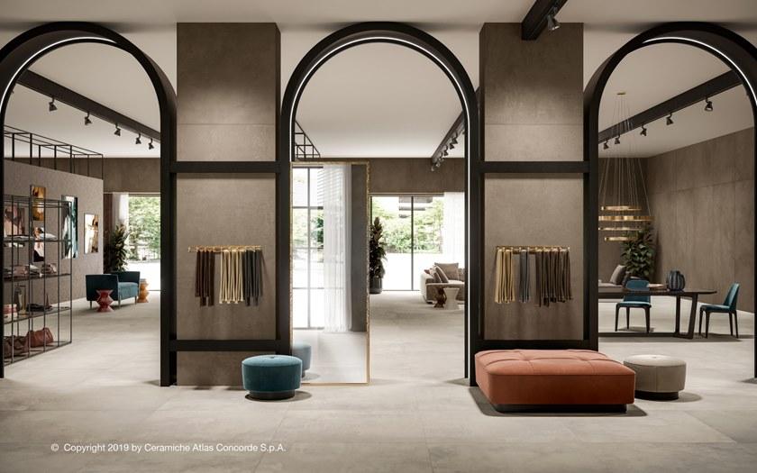 Atlas Concorde Напольное покрытие с эффектом бетона Raw sun-id-1459093 - Вид №20