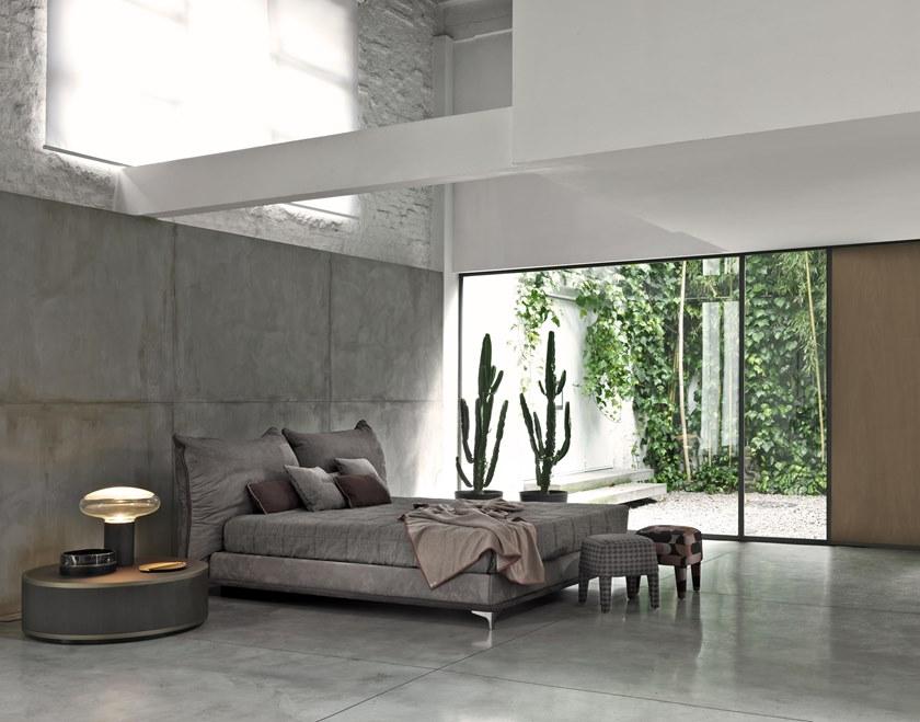 Gianfranco Ferré Home Кожаная кровать King size с мягким изголовьем Clapton sun-id-1363877 - Вид №4