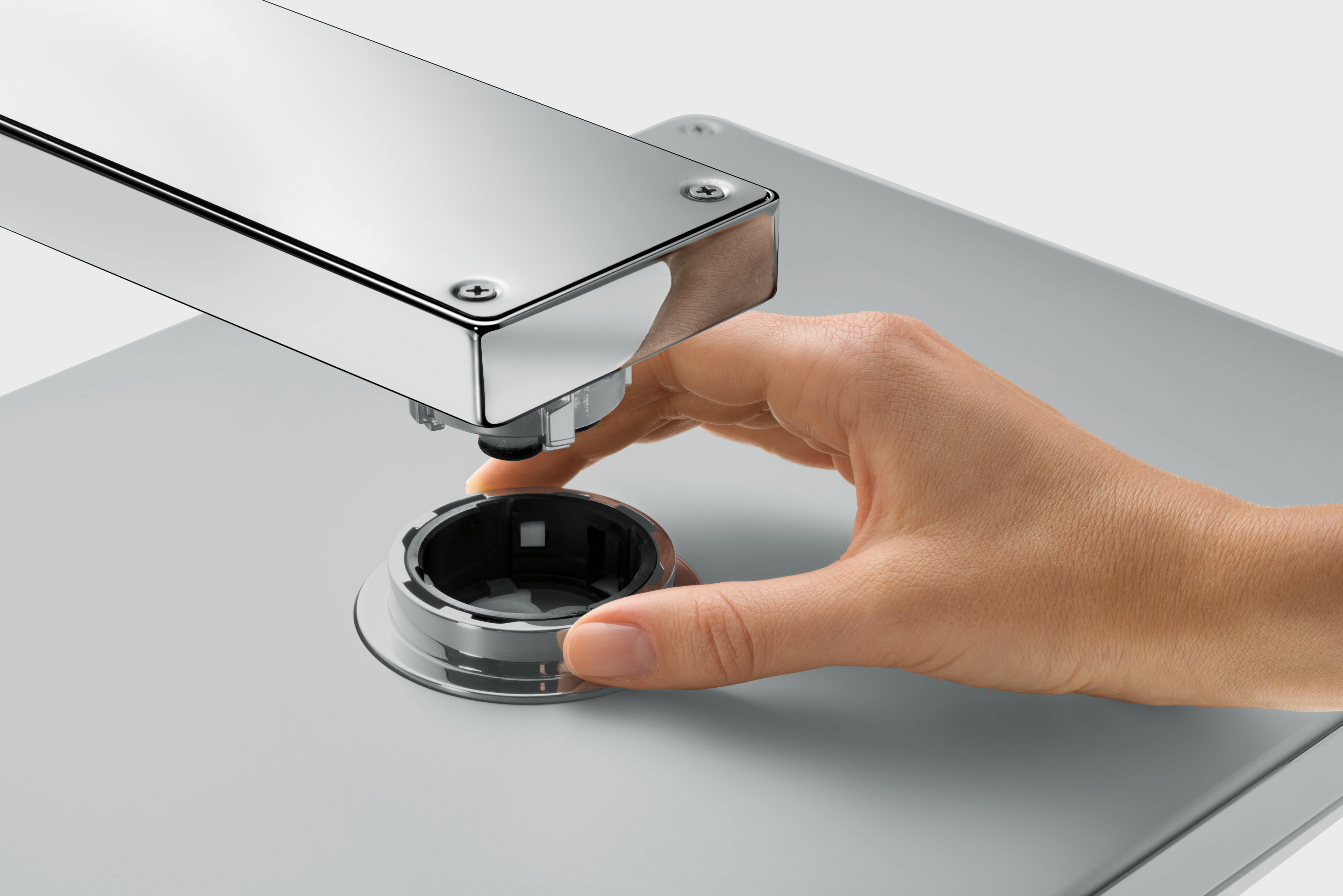 24007400 Rainmaker Select Верхний душ 460 3jet с держателем для душа Hansgrohe  - Вид №1