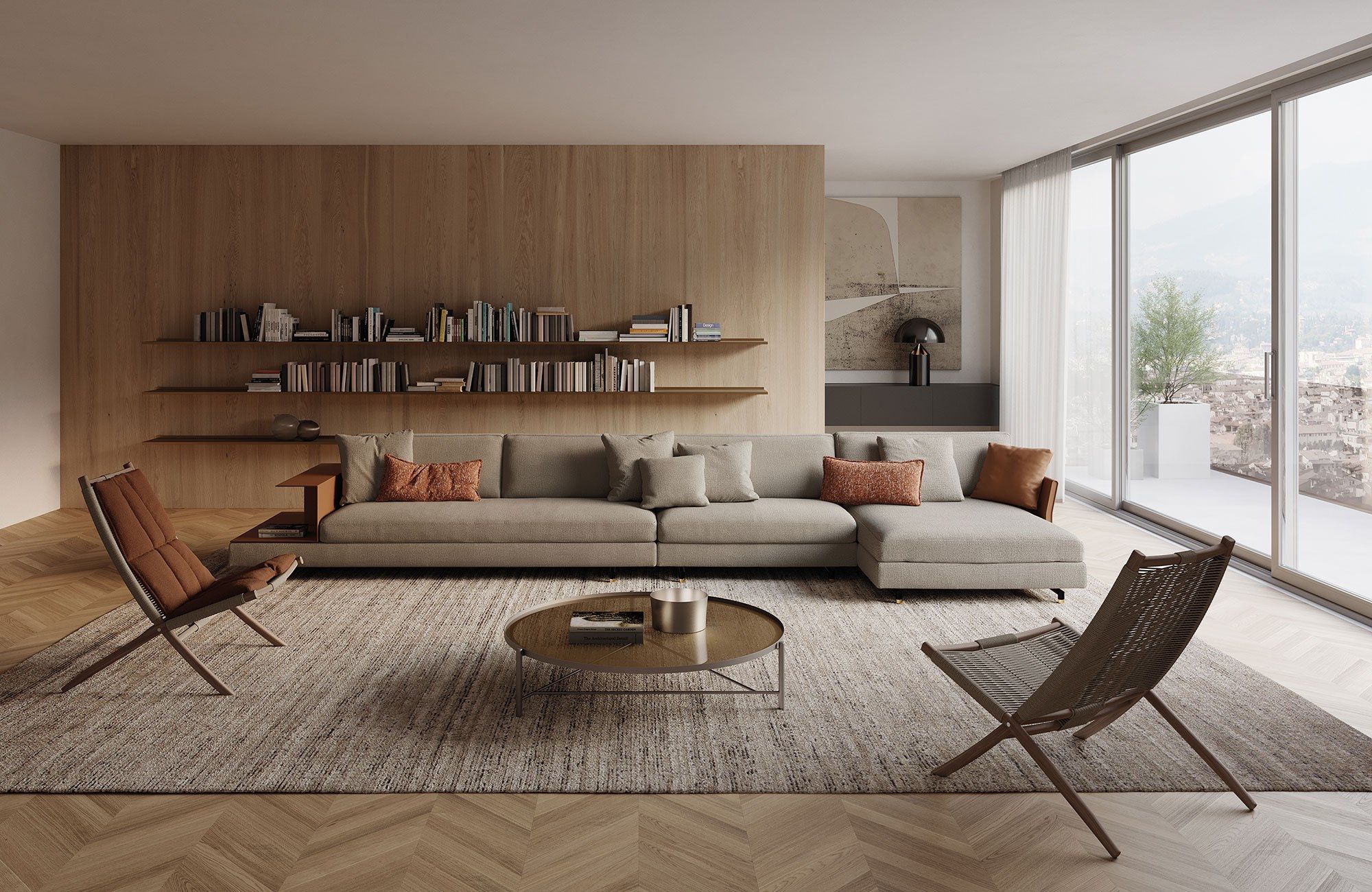 Съемный диван из ткани Frigerio Davis ARCH-00029889 - Вид №9