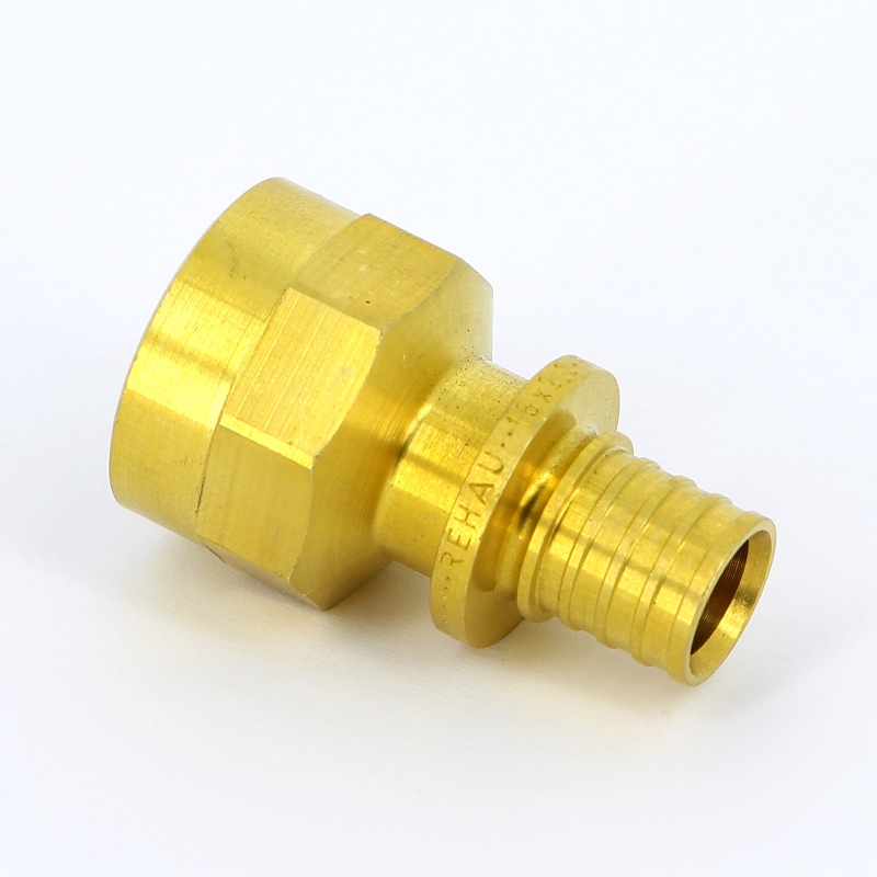 Муфта надвижная В латунная REHAU 16х1/2" 259515 - Вид №2