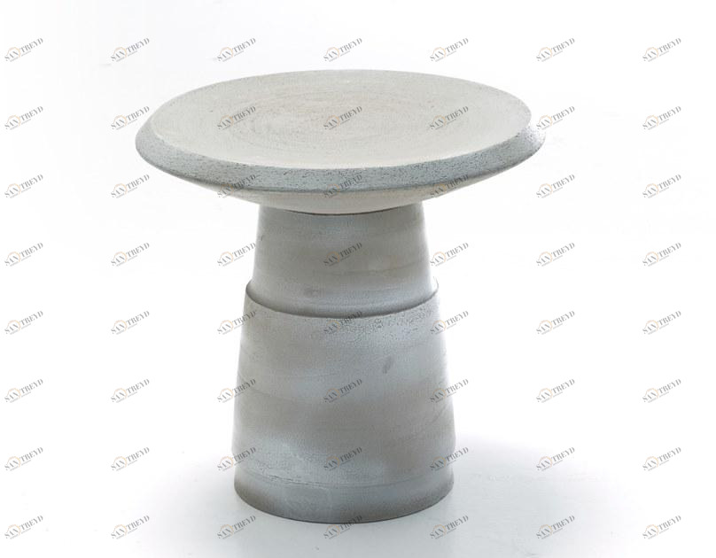 Moroso Круглый журнальный столик из керамики с бетонной отделкой sun-id-1467147