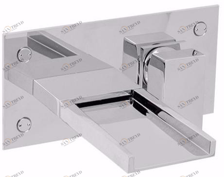 Rubinetteria Giulini Смеситель для раковины водопад настенный с тарелкой Pablolux F9809-b1