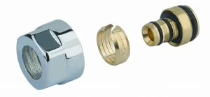 Carlo Poletti A58702B Переходник для пластиковой трубы, гайка цилиндрическая.